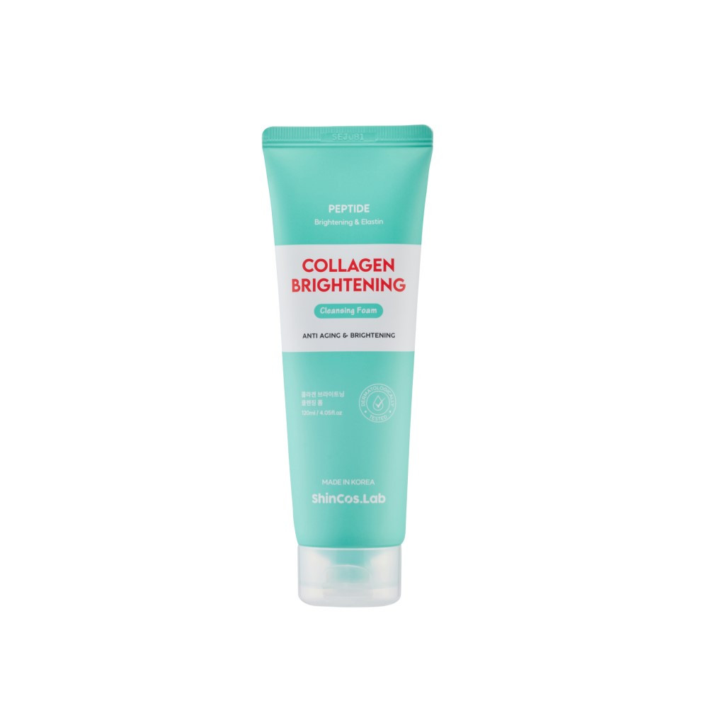 Пенка для умывания пептидная Shincos Lab Collagen Brightening Peptide Cleansing Foam Коллаген