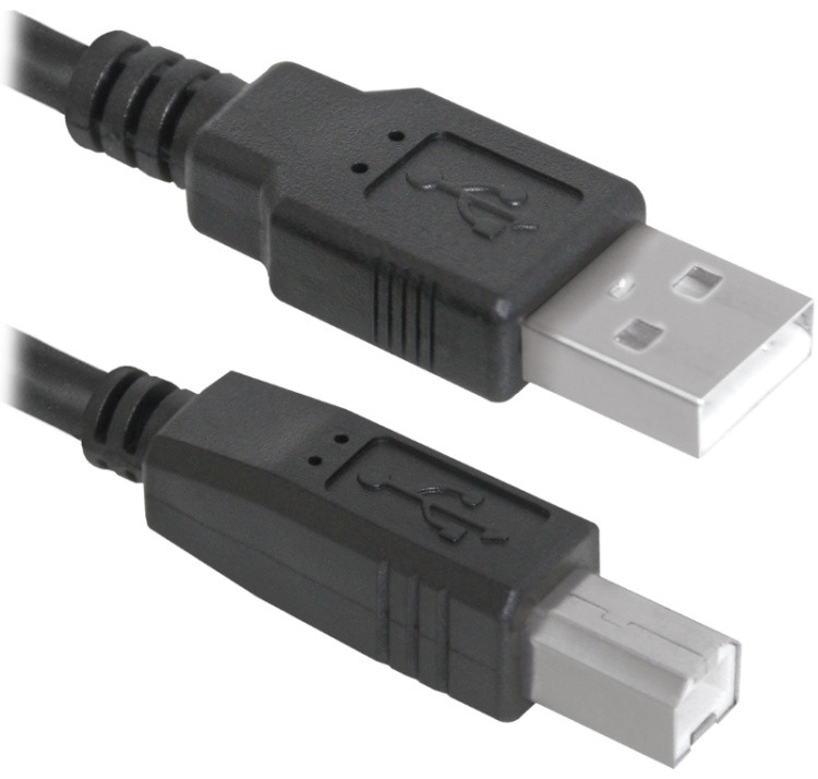 Кабель Defender USB04-06 USB2.0 AM-BM, 1.8м (ДЛЯ ПРИНТЕРА) - фото 1 - id-p116238535