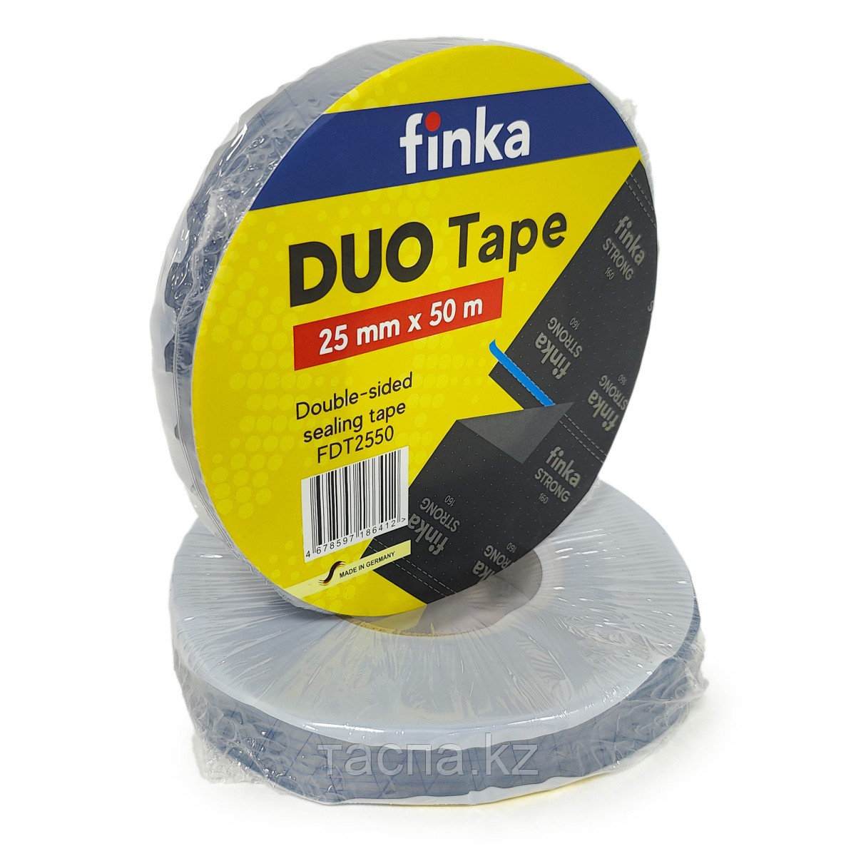 Клейкая лента двухсторонняя Finka DUO Tape 25mmx50m - фото 4 - id-p116238635