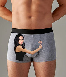 Ерлердің трусигіне басып шығару. Тек баспаға арналған баға, бөлшек сауда