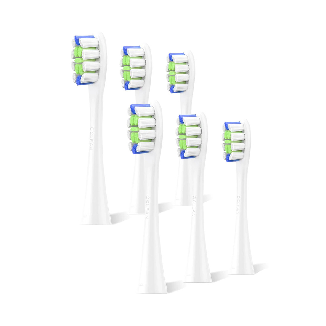 Сменные зубные щетки Oclean Plaque Control Brush Head (6-pk) White - фото 1 - id-p116044942