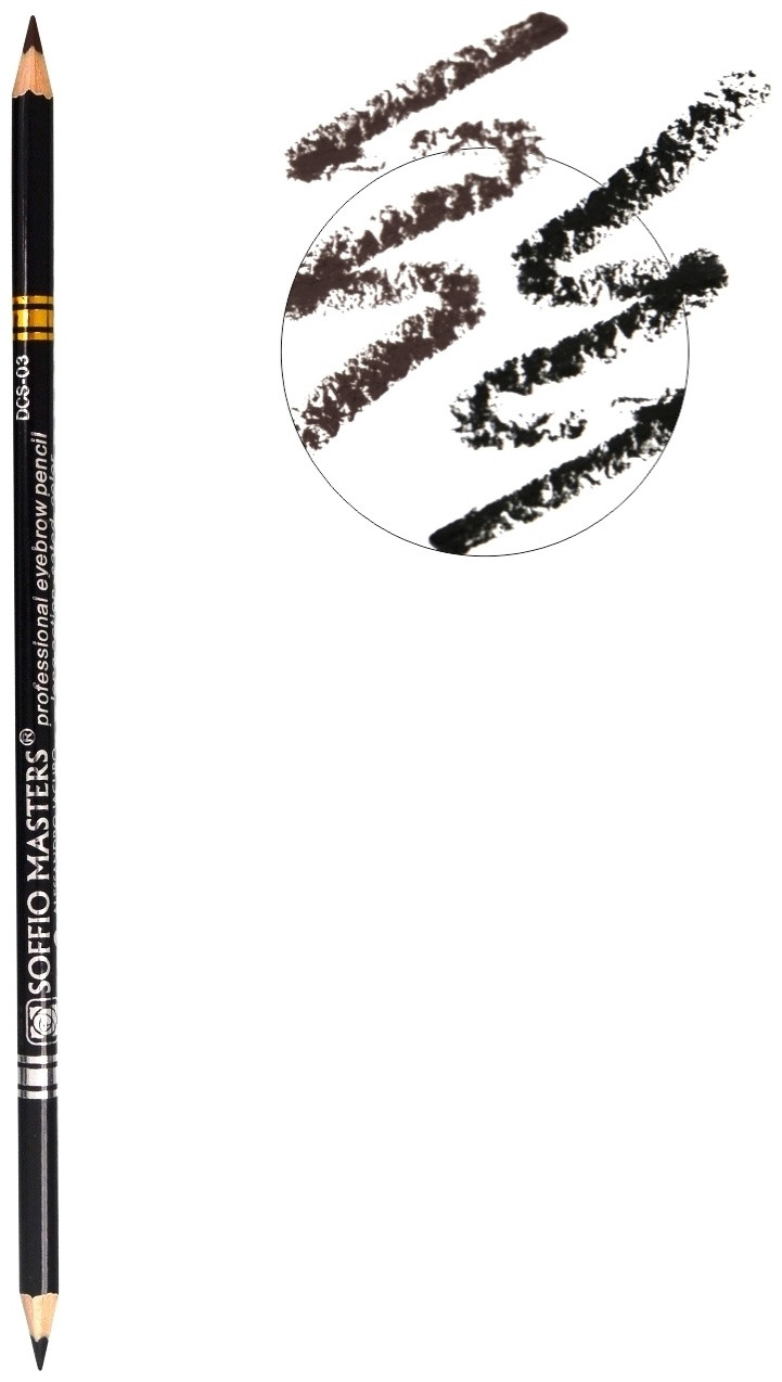 ART SOFFIO карандаш Masters DCS-03 коричневый черный - фото 1 - id-p116234179