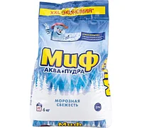 Порошок для стирки Миф автомат Морозная свежесть 6кг