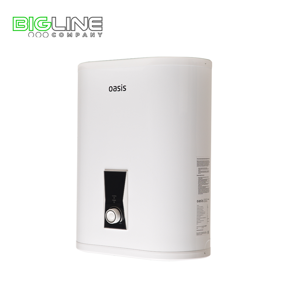 Электрический водонагреватель Oasis P-50 ч/б литров белый - фото 1 - id-p116239950