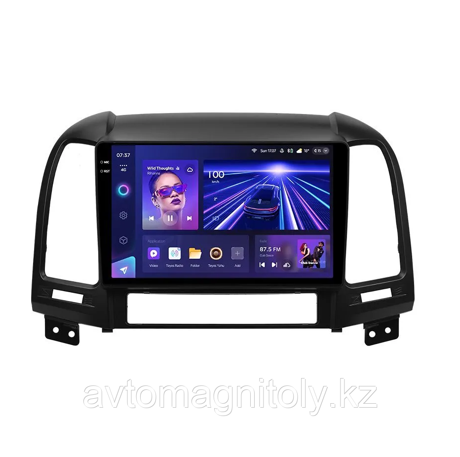 Автомагнитола Teyes CC3 2K 6GB/128GB для Hyundai Santa Fe 2006-2012