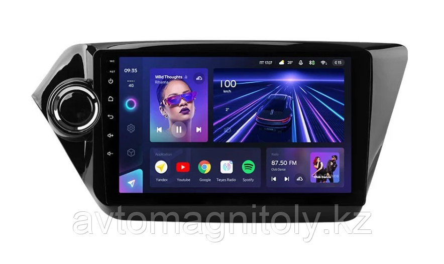 Автомагнитола Teyes CC3 2K 6GB/128GB для Kia Rio 2010-2015