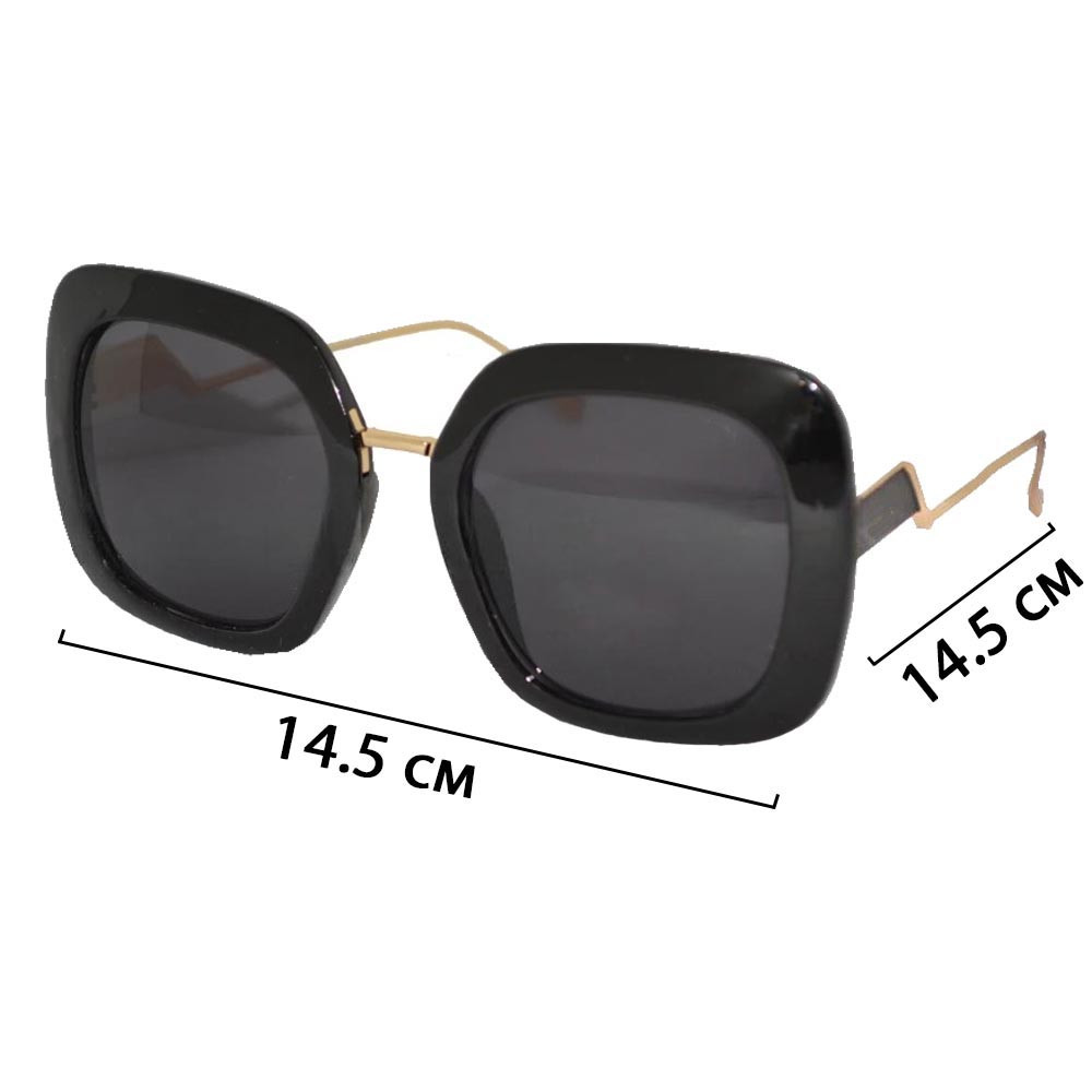 Солнцезащитные очки черная оправа с черной линзой - фото 5 - id-p64513173