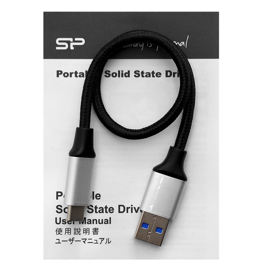512 GB Внешний SSD диск Silicon Power PC60 (SP512GBPSDPC60CK) черный - фото 2 - id-p116240713