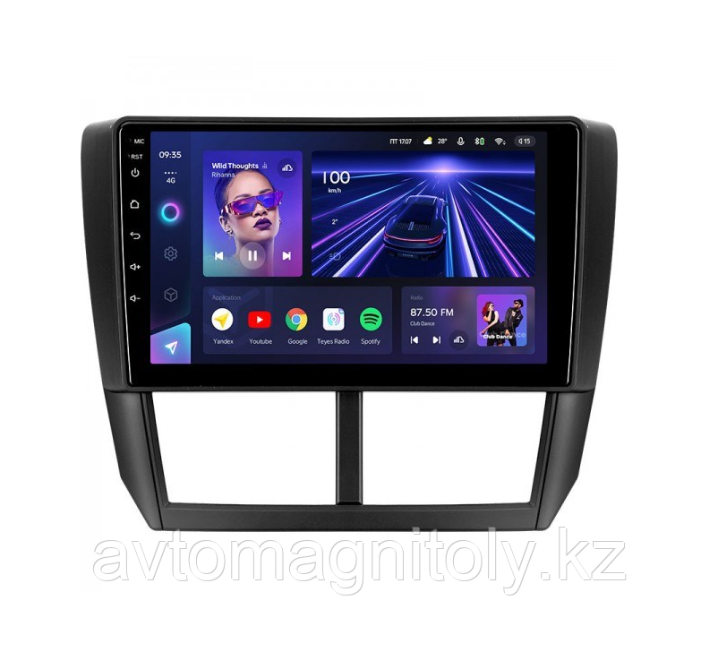 Автомагнитола Teyes CC3 2K 6GB/128GB для Subaru Forester 2008-2012