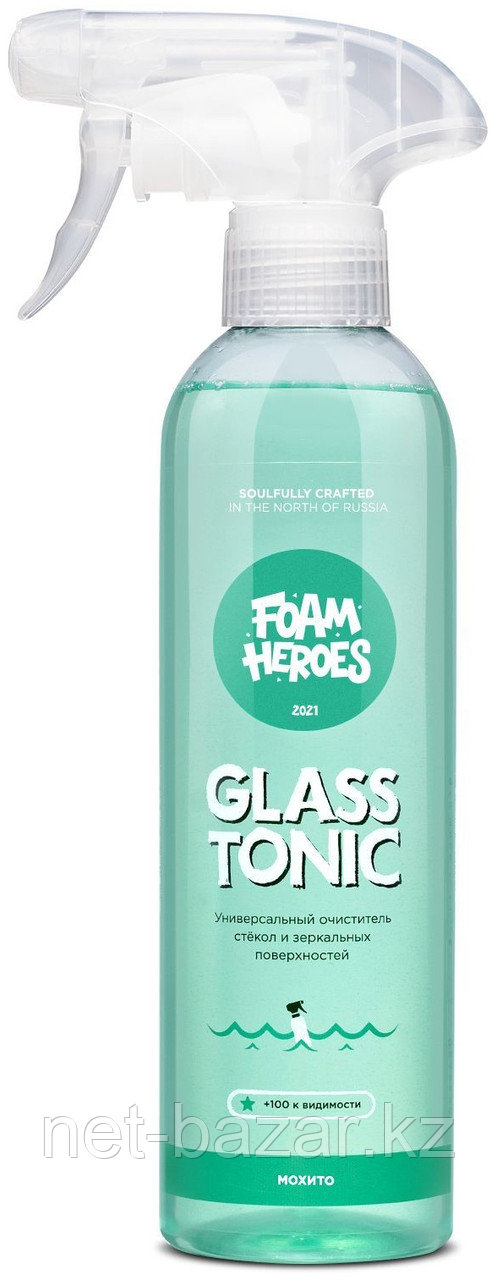 Foam Heroes Glass Tonic универсальный очиститель стекол 500 мл - фото 1 - id-p116175300