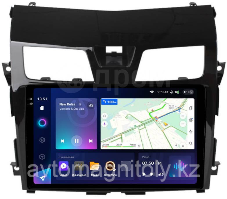 Автомагнитола Teyes CC3 2K 6GB/128GB для Nissan Teana 2014-2015