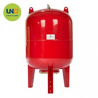 Вертикальный бак на ножках UNO VRV/TVT 80 литров, красный