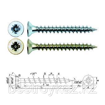 Өздігінен бұрап тұратын әмбебап бұранда SG сары немесе ақ мырыш, фото 1