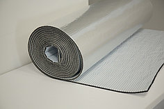 Каучуковая рулонная изоляция самоклеющиеся с алюминиевым покрытием 6 mm