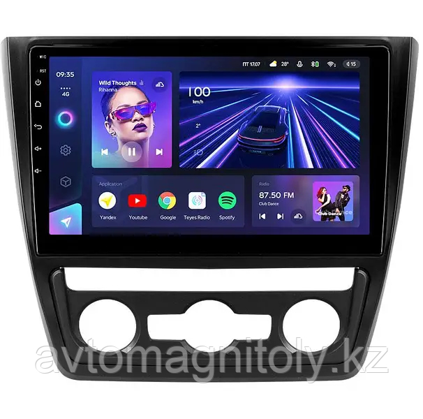 Автомагнитола Teyes CC3 2K 6GB/128GB для Skoda Yeti 2009-2014
