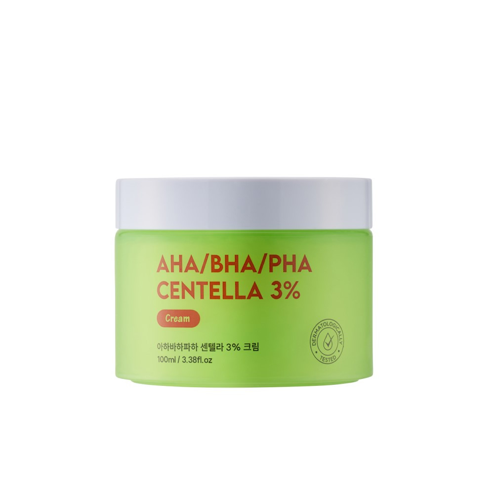 Крем для лица Shincos Lab AHA/BHA/PHA Centella 3% Cream Кислоты и Центелла 100 мл