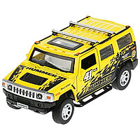 Технопарк: Hummer H2 спорт 12см желтый