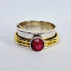 Серьги из серебра с фианитами  N319