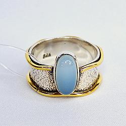 Серьги из серебра с фианитами  N322