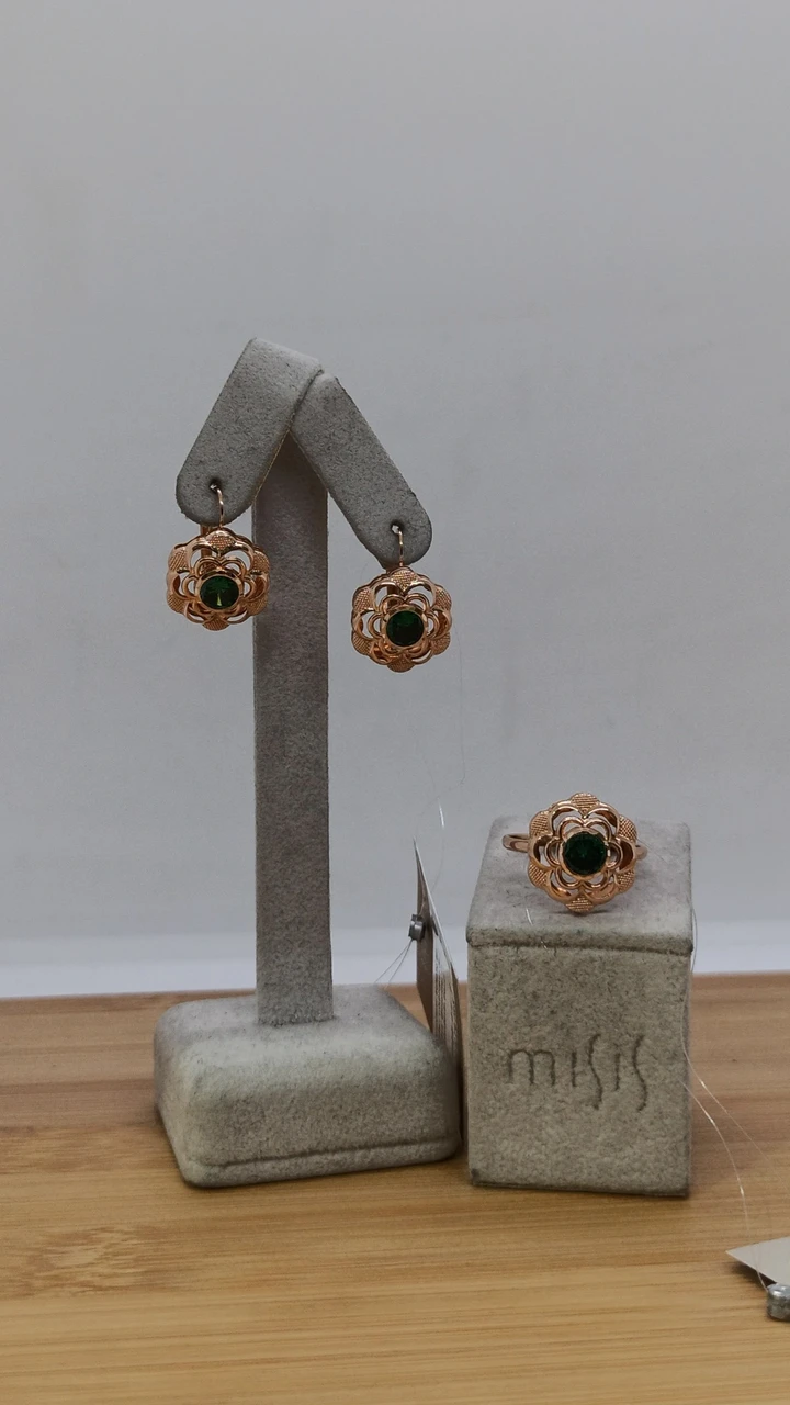 Комплект / размер кольца: 18,5 ( пр. Абая 141 ), фото 1