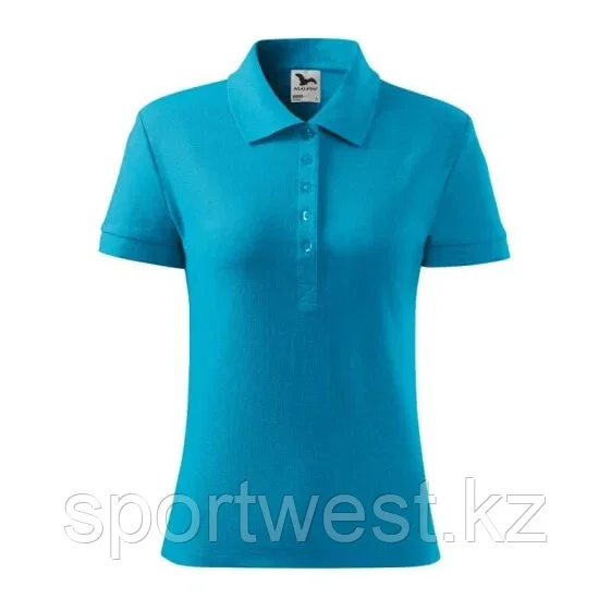Malfini Cotton polo shirt W MLI-21344 turquoise - фото 2 - id-p116250952