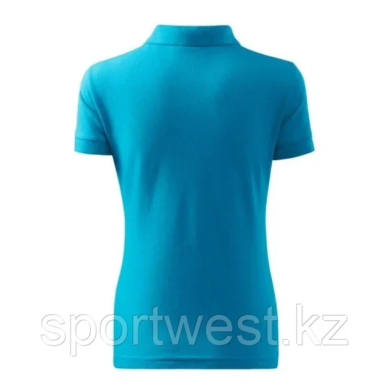 Malfini Cotton polo shirt W MLI-21344 turquoise - фото 3 - id-p116250952
