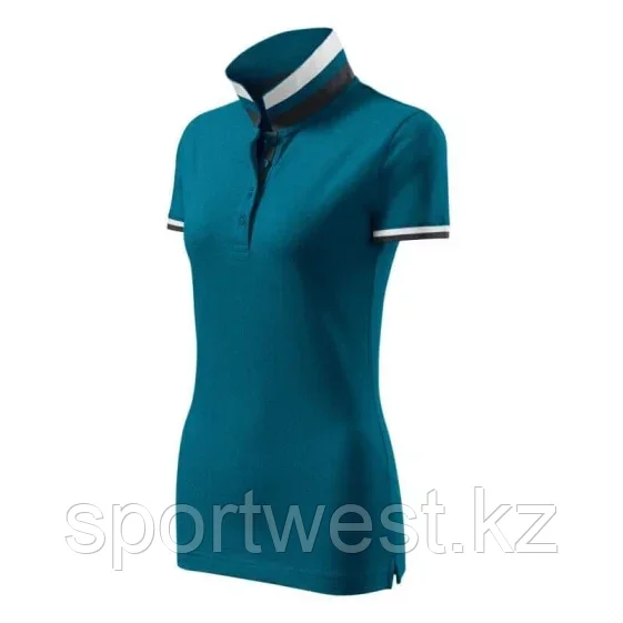 Malfini Collar Up polo shirt W MLI-25793 petrol blue - фото 1 - id-p116250956