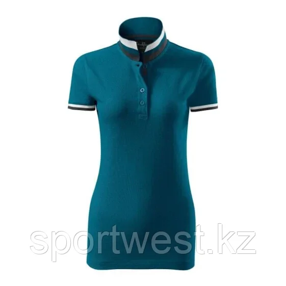 Malfini Collar Up polo shirt W MLI-25793 petrol blue - фото 3 - id-p116250956