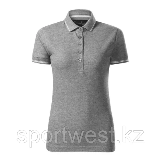 Malfini Perfection plain polo shirt W MLI-25312 dark gray melange - фото 3 - id-p116251250