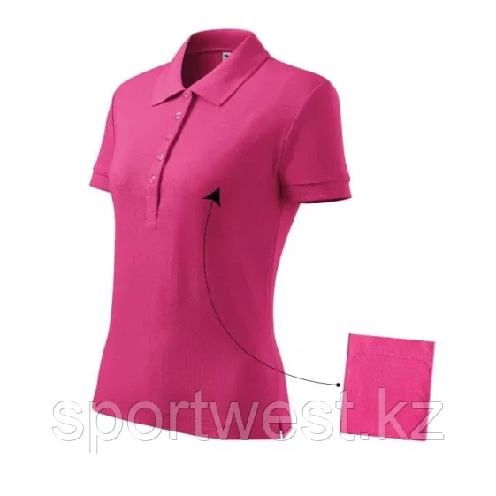 Malfini Cotton polo shirt in purple red - фото 1 - id-p116251251