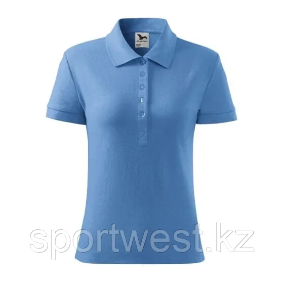Malfini Cotton polo shirt W MLI-21315 sky blue - фото 3 - id-p116251259