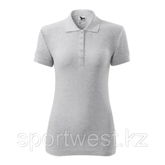 Malfini Cotton polo shirt W MLI-21303 light gray melange - фото 3 - id-p116251274