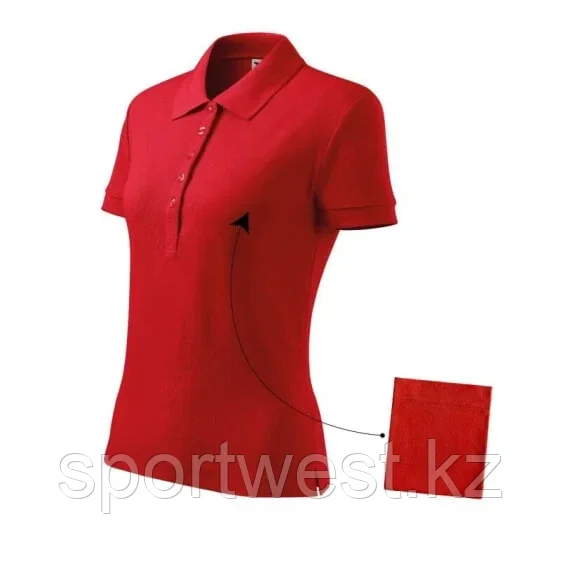 Malfini Cotton polo shirt W MLI-21307 red - фото 1 - id-p116251088