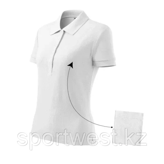 Malfini Cotton polo shirt W MLI-21300 white - фото 1 - id-p116251115