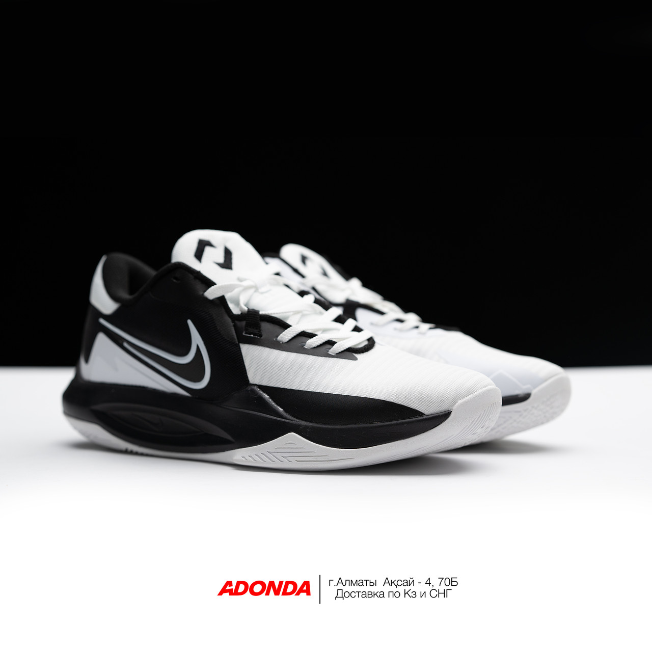Nike precision 6 - black white | Черный белый - фото 1 - id-p116251682