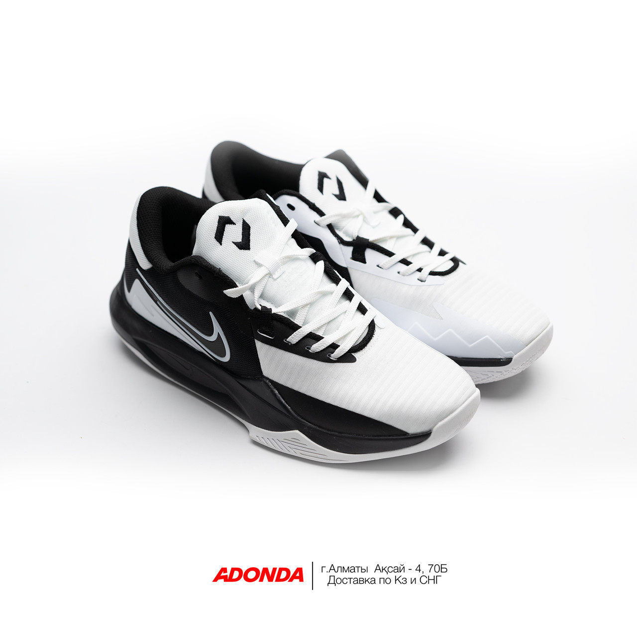 Nike precision 6 - black white | Черный белый - фото 3 - id-p116251682