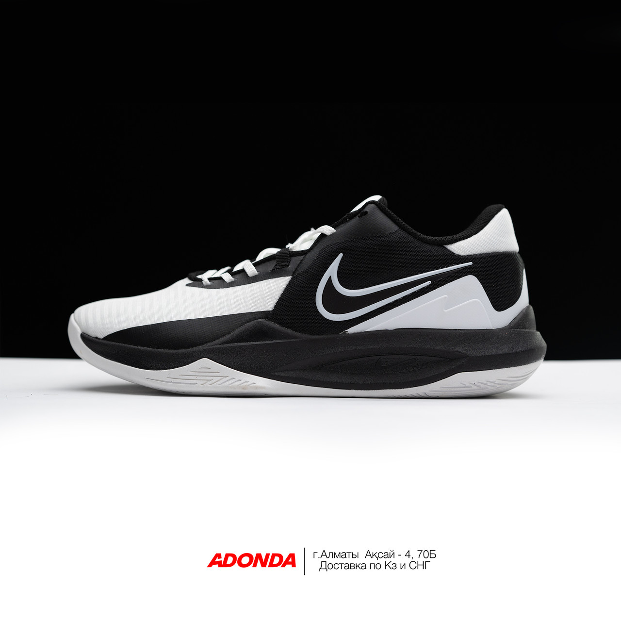 Nike precision 6 - black white | Черный белый - фото 4 - id-p116251682