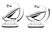 Кресло-качалка 4moms MamaRoo5 Black в комплекте с вкладышем Maroon/Plush, фото 3