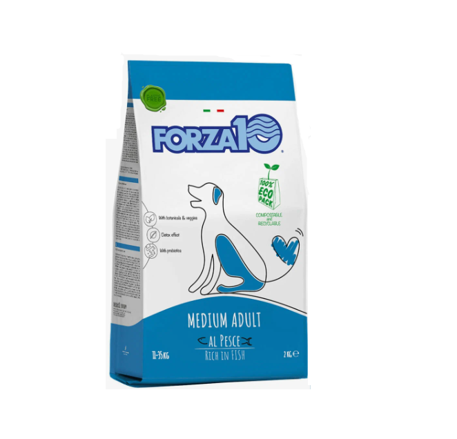 Forza10 Medium Adult Maintenance Pesce для взрослых собак средних и крупных пород на рыбе 2 кг - фото 1 - id-p116251786