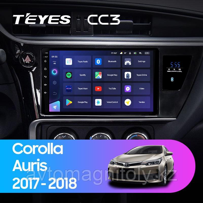 Автомагнитола Teyes CC3 6GB/128GB для Toyota Corolla 2017-2018
