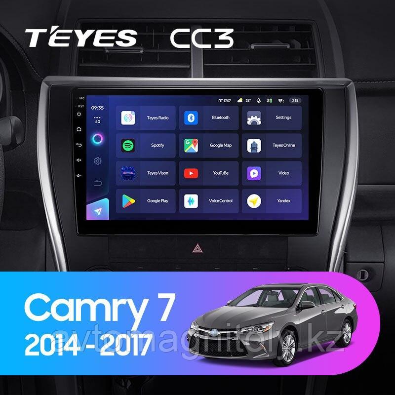 Автомагнитола Teyes CC3 6GB/128GB для Toyota Camry 55 USA