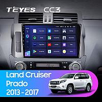 Автомагнитола Teyes CC3 6GB/128GB для Toyota Land Cruiser Prado 155 2013-2017