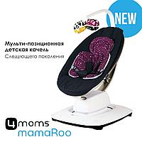 4moms MamaRoo5 қара тербелетін орындық Maroon/Plush т семімен бірге жеткізіледі