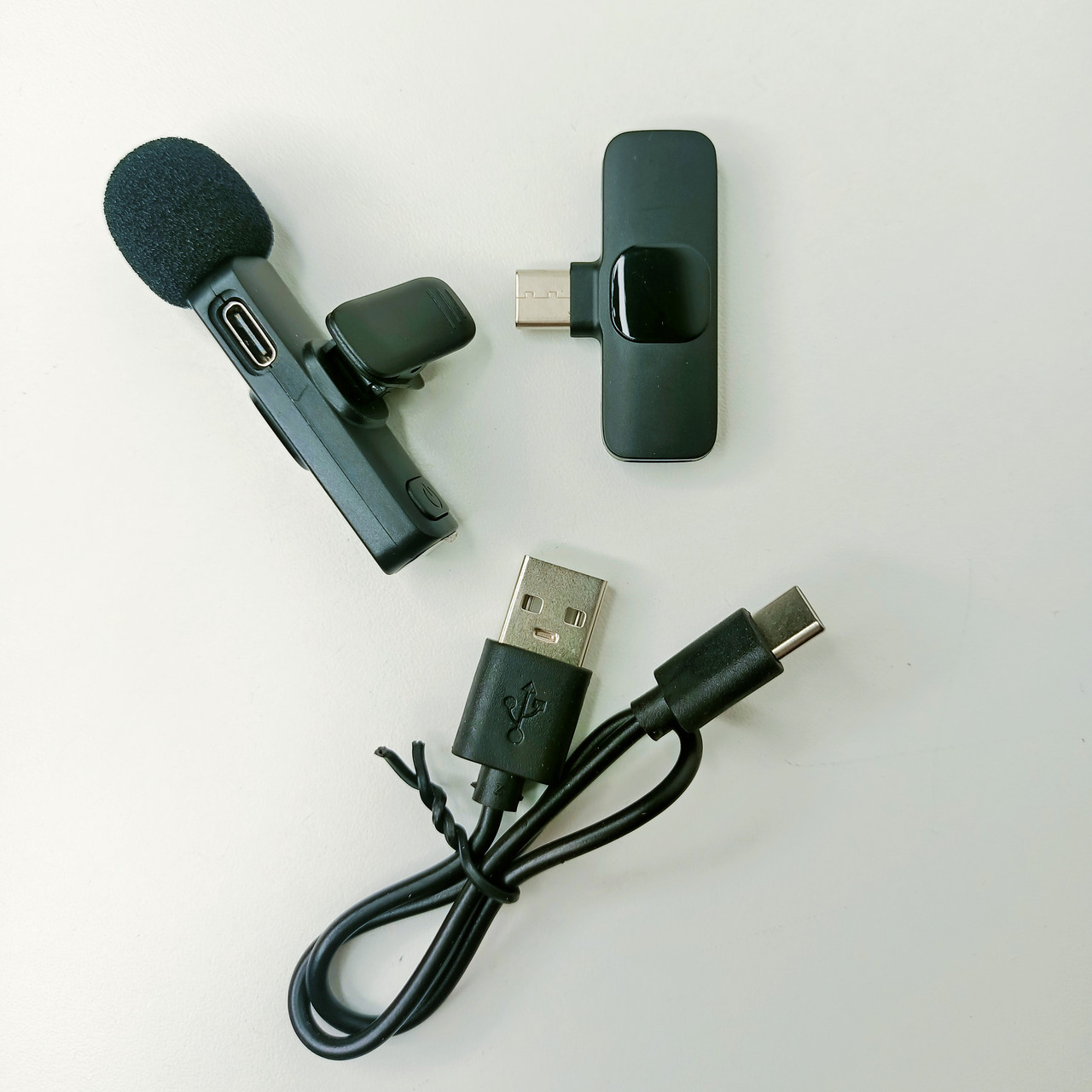 Микрофон в петличку K9 беспроводной с разъёмом Type-C - фото 3 - id-p116251948