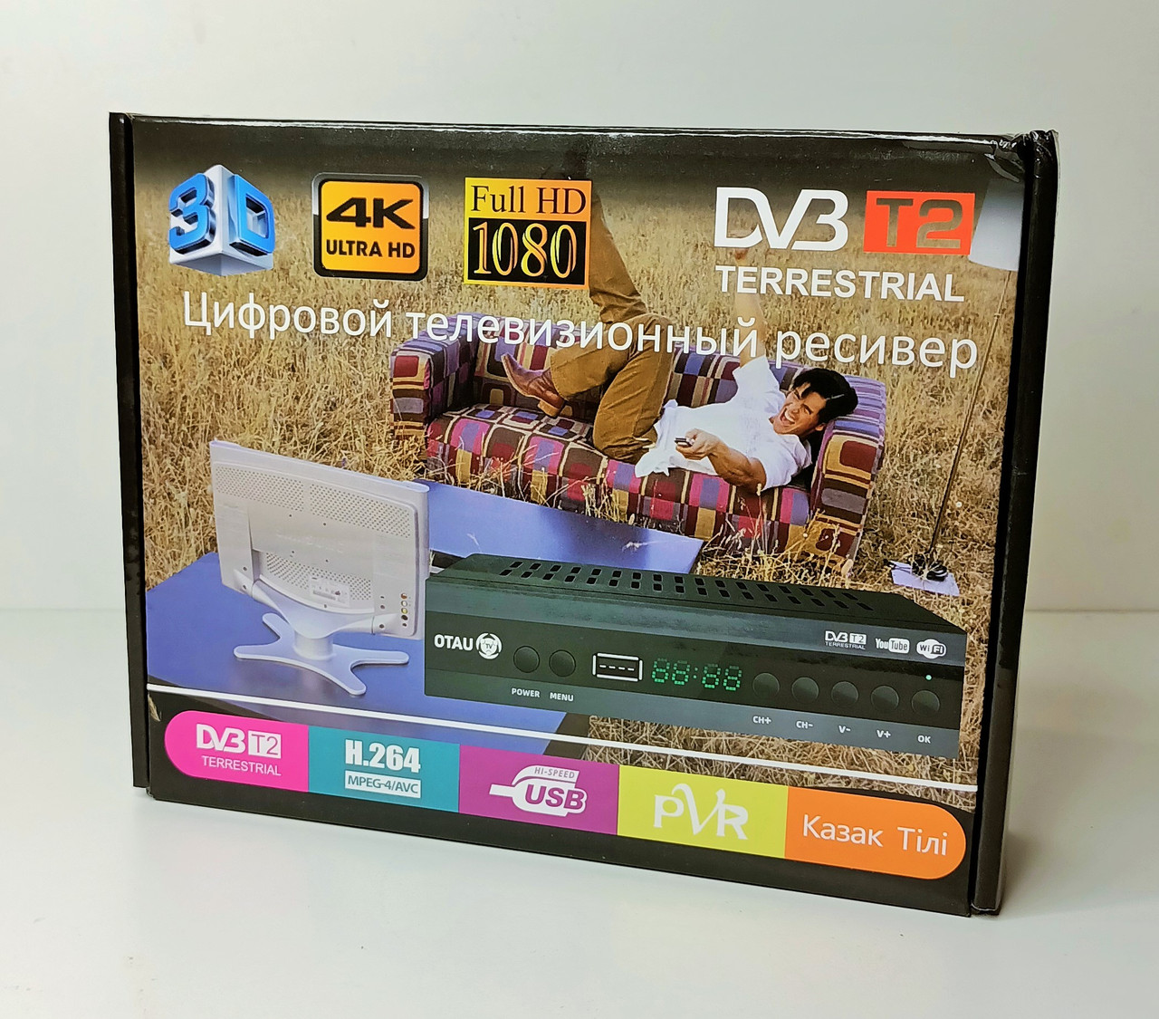 Ресивер цифрового телевидения DVB-T2 OTAU O-114 - фото 4 - id-p104571595