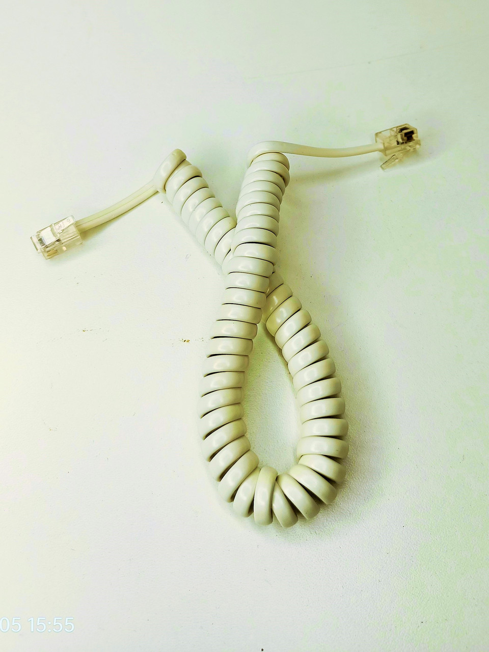 Провод телефонный витой 2m, белый, для телефонной трубки - фото 2 - id-p97914518
