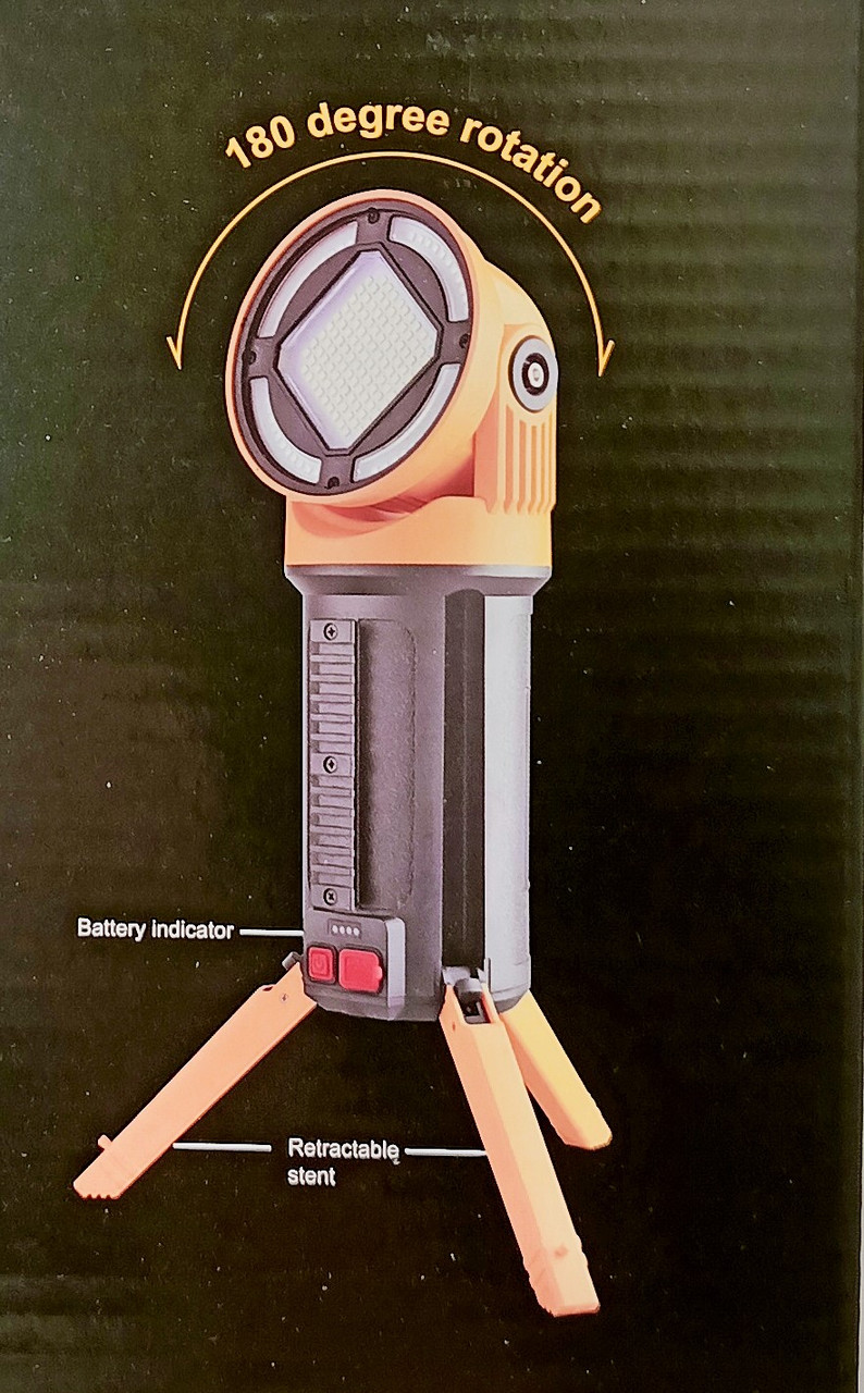 Фонарь прожектор многофункциональный W5164-3 со страбоскопом - фото 7 - id-p116252518