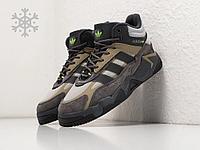 Зимние Кроссовки Adidas Niteball Hi 37/Серый