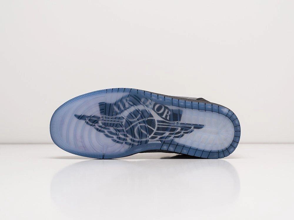 Зимние Кроссовки Dior x Nike Air Jordan 1 38/Черный - фото 3 - id-p116169740
