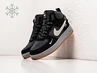 Зимние Кроссовки Nike Air Force 1 Mid 37/Черный